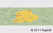 Savanna Style Panoramic Map of Matameye