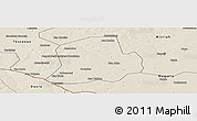 Shaded Relief Panoramic Map of Matameye