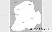 Gray Simple Map of Matameye