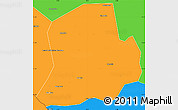 Political Simple Map of Matameye