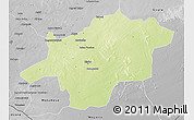 Physical 3D Map of Mirriah, desaturated
