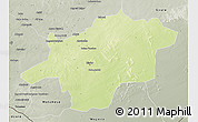Physical 3D Map of Mirriah, semi-desaturated