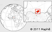 Blank Location Map of Mirriah