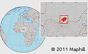 Gray Location Map of Mirriah
