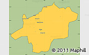 Savanna Style Simple Map of Mirriah, cropped outside