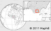 Blank Location Map of Isiala-N, highlighted country