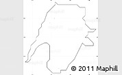 Blank Simple Map of Isiala-N, cropped outside, no labels