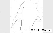 Blank Simple Map of Isiala-N, cropped outside