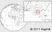 Blank Location Map of Onicha