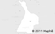 Silver Style Simple Map of Umuahia