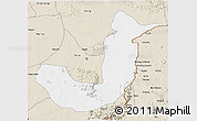 Classic Style 3D Map of Fufore