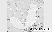 Silver Style 3D Map of Fufore