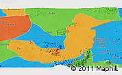 Political Panoramic Map of Fufore
