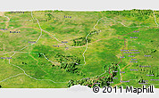 Satellite Panoramic Map of Fufore