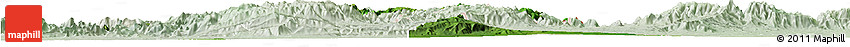 Satellite Horizon Map of Ganye, lighten