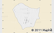 Classic Style Map of Hong, single color outside