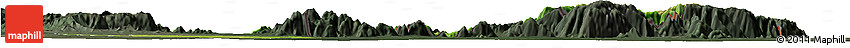 Satellite Horizon Map of Jada, darken, semi-desaturated