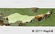 Physical Panoramic Map of Jada, darken