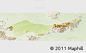Physical Panoramic Map of Jada, lighten