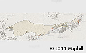 Shaded Relief Panoramic Map of Jada, lighten