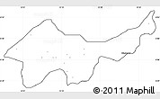 Blank Simple Map of Jada, cropped outside