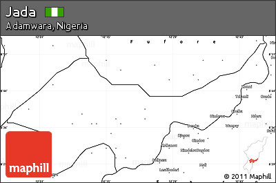 Blank Simple Map of Jada