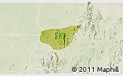 Satellite 3D Map of Madagali, lighten