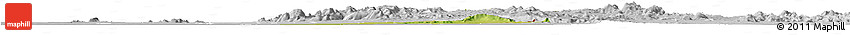 Satellite Horizon Map of Madagali, lighten, desaturated
