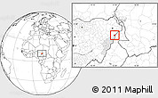 Blank Location Map of Madagali, highlighted parent region
