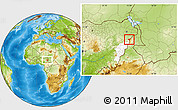 Physical Location Map of Madagali, highlighted parent region
