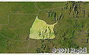 Satellite 3D Map of Michika, darken