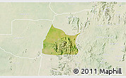 Satellite 3D Map of Michika, lighten