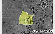 Satellite Map of Michika, darken, desaturated