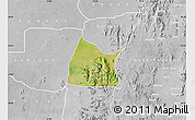 Satellite Map of Michika, lighten, desaturated