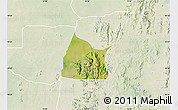 Satellite Map of Michika, lighten