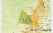 Satellite Map of Michika, physical outside