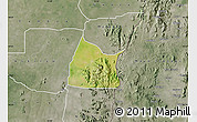 Satellite Map of Michika, semi-desaturated