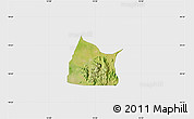 Satellite Map of Michika, single color outside