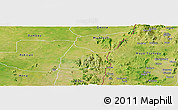 Satellite Panoramic Map of Michika