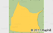 Savanna Style Simple Map of Michika