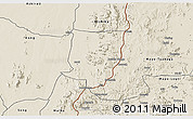 Shaded Relief 3D Map of Mubi