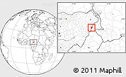 Blank Location Map of Mubi