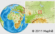 Physical Location Map of Mubi