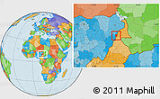 Political Location Map of Mubi