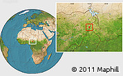 Satellite Location Map of Mubi