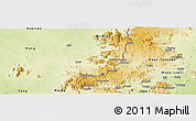 Physical Panoramic Map of Mubi