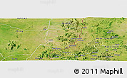 Satellite Panoramic Map of Mubi