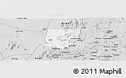 Silver Style Panoramic Map of Mubi
