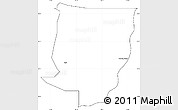 Blank Simple Map of Mubi, cropped outside