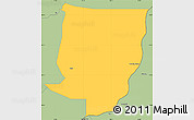 Savanna Style Simple Map of Mubi